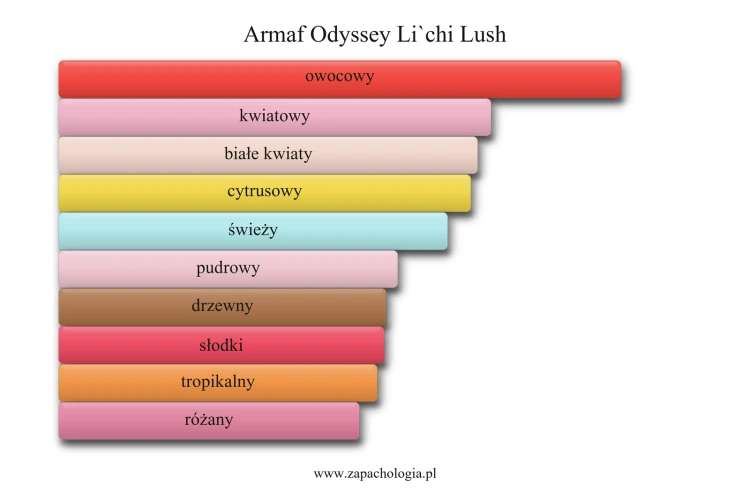 Armaf Odyssey Li'chi Lush - akordy zapachowe