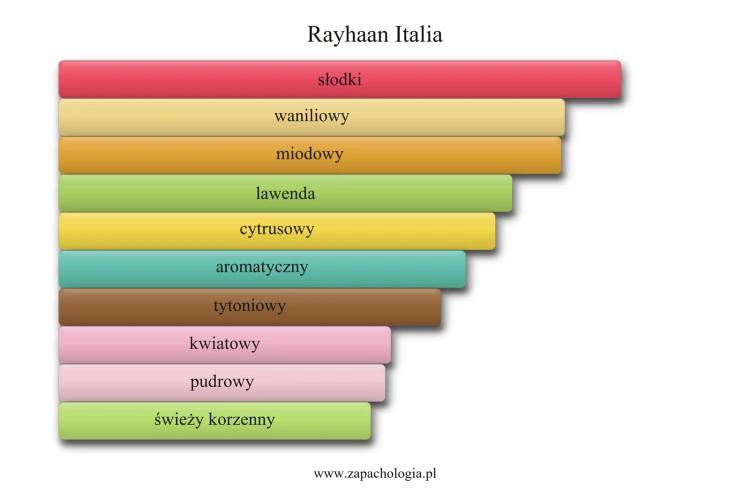 Rayhaan Italia - akordy zapachowe