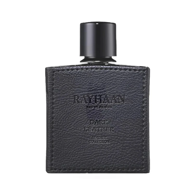 Rayhaan Dark Leather perfumy męskie – odlewka, dekant, próbka arabskich perfum Rayhaan (EDP) z atomizerem, pojemności 1ml 2ml 5ml 10ml 15ml 30ml