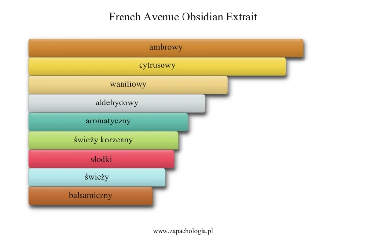 French Avenue Obsidian Extrait - akordy zapachowe