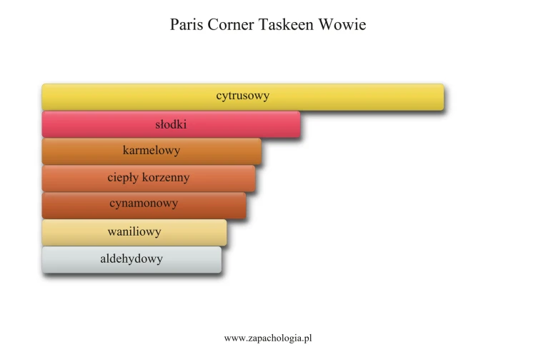 Paris Corner Taskeen Wowie - akordy zapachowe