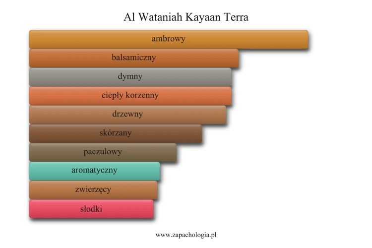 Al Wataniah Kayaan Terra - akordy zapachowe