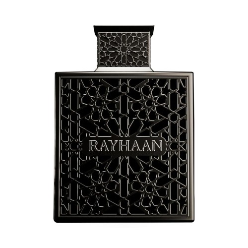 Rayhaan Obsidian flakon perfum EDP męskich - arabski zapach drzewny, irysowy, pudrowy, skórzany, ziemisty, odlewka dekant próbka