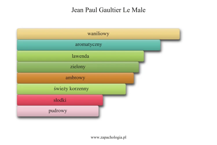 Jean Paul Gaultier Le Male - akordy zapachowe