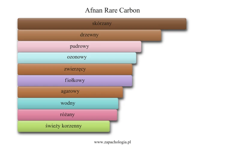 Afnan Rare Carbon - akordy zapachowe