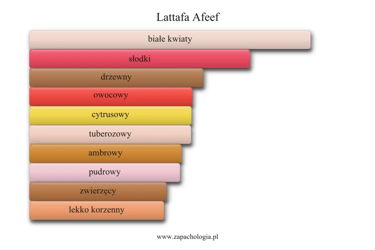 Lattafa Afeef - akordy zapachowe