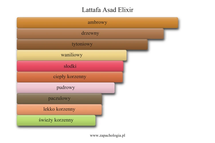 Lattafa Asad Elixir - akordy zapachowe