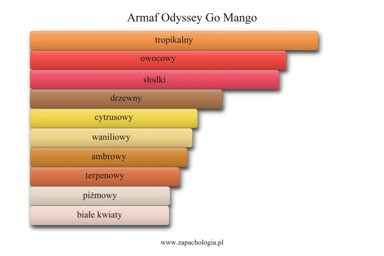Armaf Odyssey Go Mango - akordy zapachowe