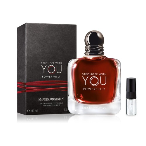Emporio Armani Stronger With You Powerfully - odlewka perfum męskich 1-15 ml, flakon i dekant