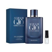 Armani Acqua di Giò Profondo - odlewka perfum męskich 1-15 ml, flakon i dekant