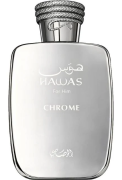 Rasasi Hawas Chrome - srebrny flakon perfum męskich