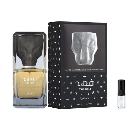 Lattafa Fahad - odlewka perfum męskich 1ml-30ml, pudełko i dekant