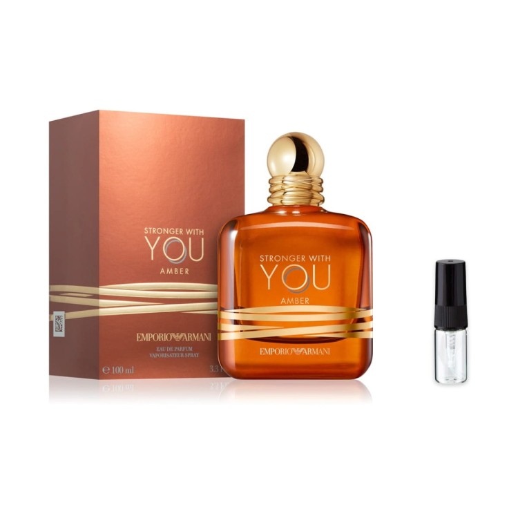 Armani Emporio Stronger With You Amber – odlewka perfum EDP męski z atomizerem
