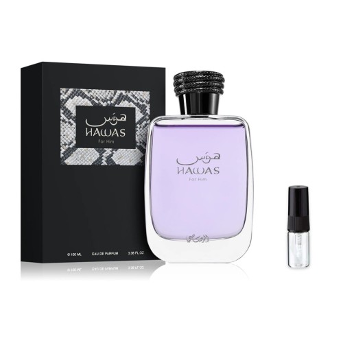 Rasasi Hawas for Him – odlewka perfum EDP męski z atomizerem