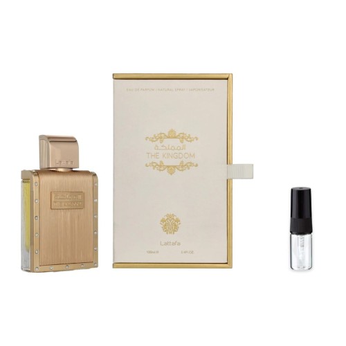 Lattafa The Kingdom for Men – odlewka perfum EDP męski z atomizerem