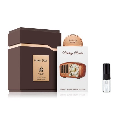 Lattafa Pride Vintage Radio – odlewka perfum EDP unisex z atomizerem