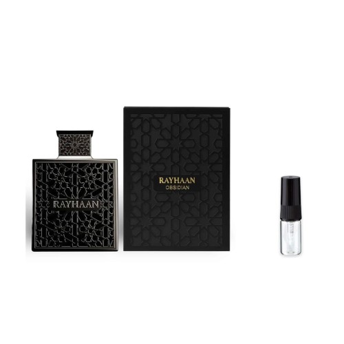 Rayhaan Obsidian – odlewka perfum (EDP) unisex z atomizerem