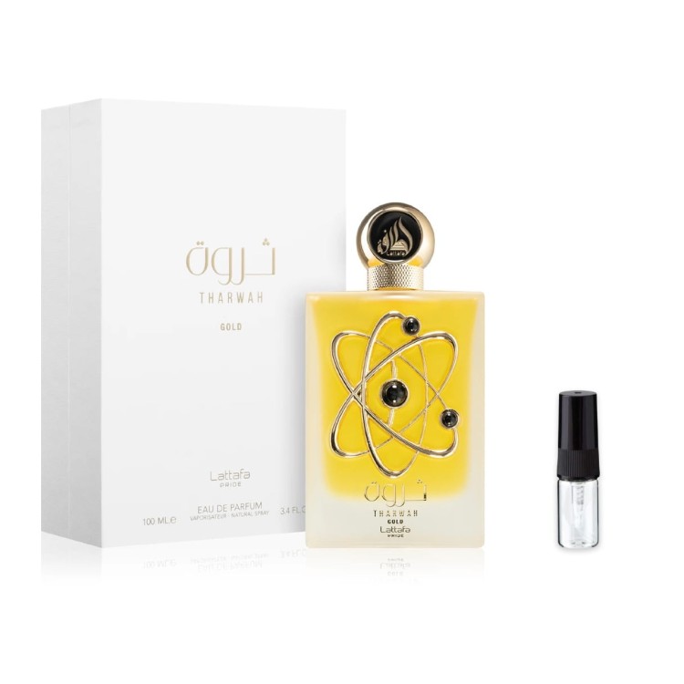 Lattafa Pride Tharwah Gold – odlewka perfum EDP damski z atomizerem