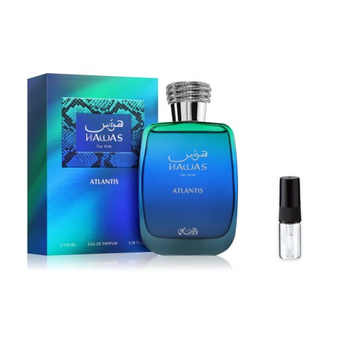 Rasasi Hawas Atlantis – odlewka perfum EDP unisex z atomizerem