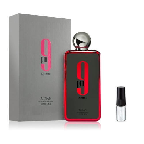Afnan 9 PM Rebel – odlewka perfum EDP unisex z atomizerem