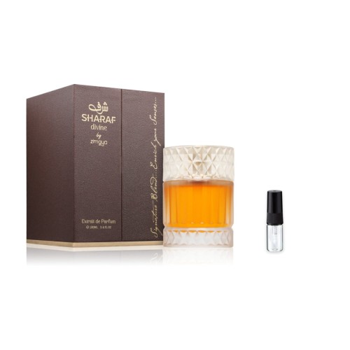 Zimaya Sharaf Divine – odlewka perfum Extrait unisex z atomizerem