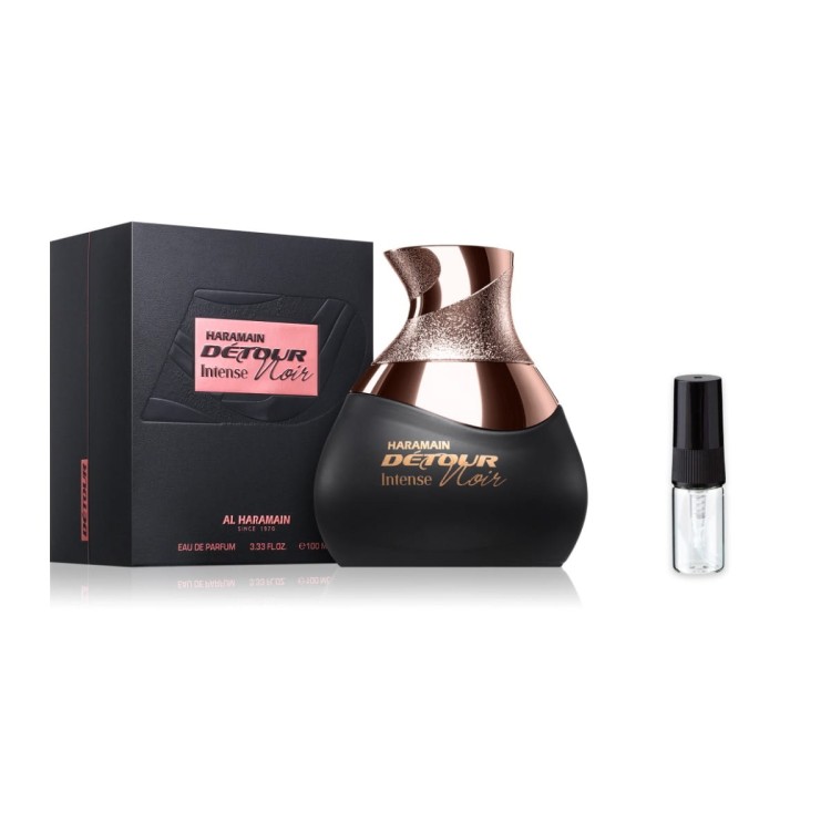 Al Haramain Detour Noir Intense – odlewka perfum EDP unisex z atomizerem