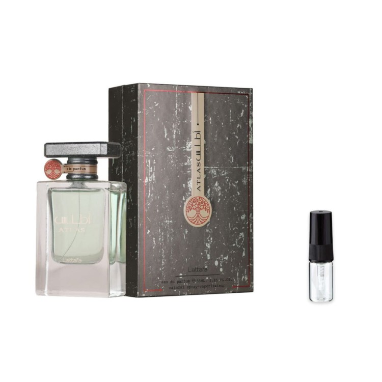 Lattafa Atlas – odlewka perfum (EDP) unisex z atomizerem