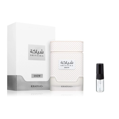 Khadlaj Shiyaaka Snow – odlewka perfum (EDP) unisex z atomizerem