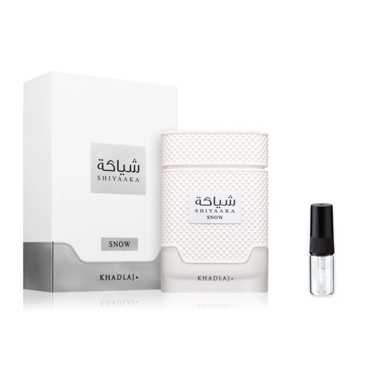 Khadlaj Shiyaaka Snow – odlewka perfum (EDP) unisex z atomizerem