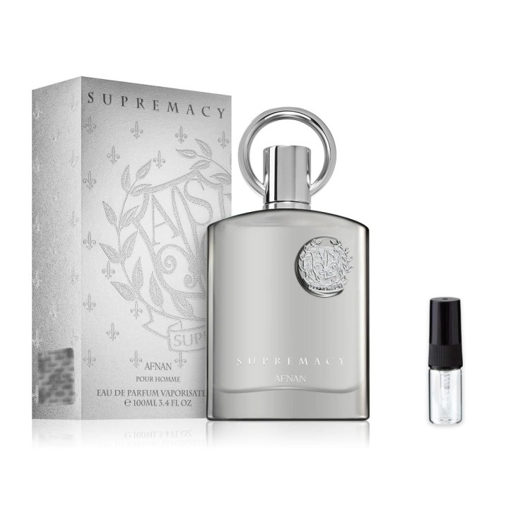 Afnan Supremacy Silver – odlewka perfum (EDP) unisex z atomizerem