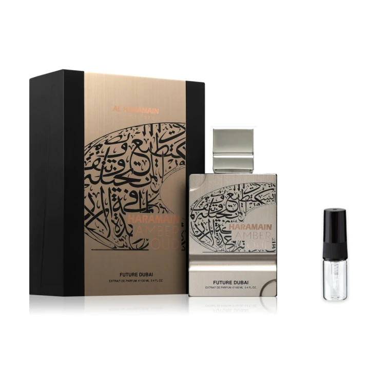 Al Haramain Amber Oud Future Dubai – odlewka perfum (EDP) unisex z atomizerem