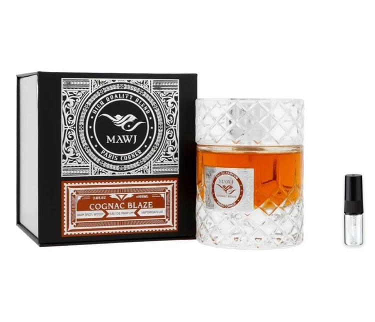 Paris Corner Mawj Cognac Blaze – odlewka perfum EDP unisex z atomizerem