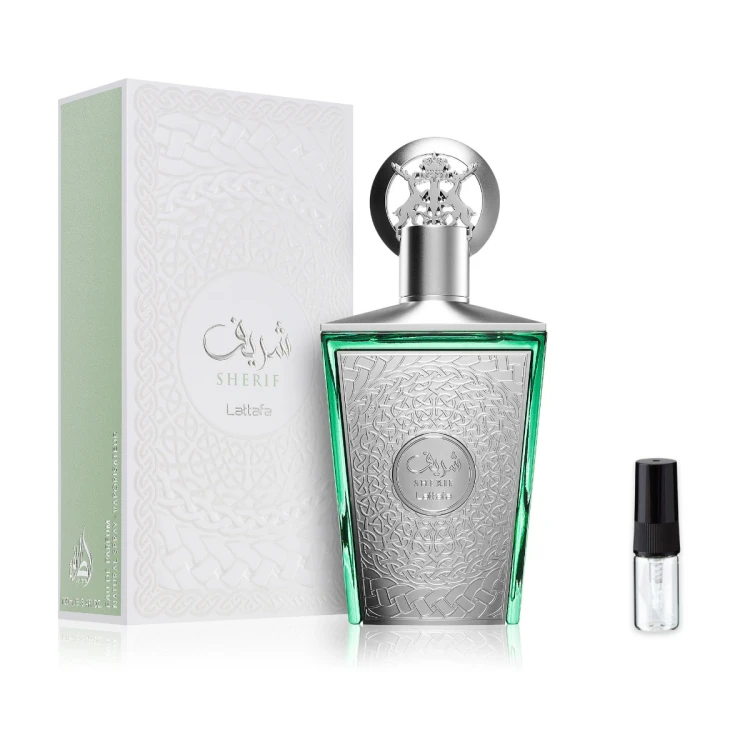 Lattafa Sherif – odlewka perfum EDP męski z atomizerem