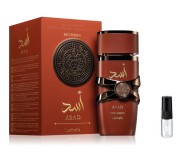 Lattafa Asad Bourbon – odlewka perfum EDP unisex z atomizerem