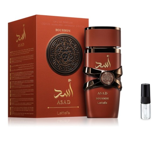 Lattafa Asad Bourbon – odlewka perfum EDP unisex z atomizerem