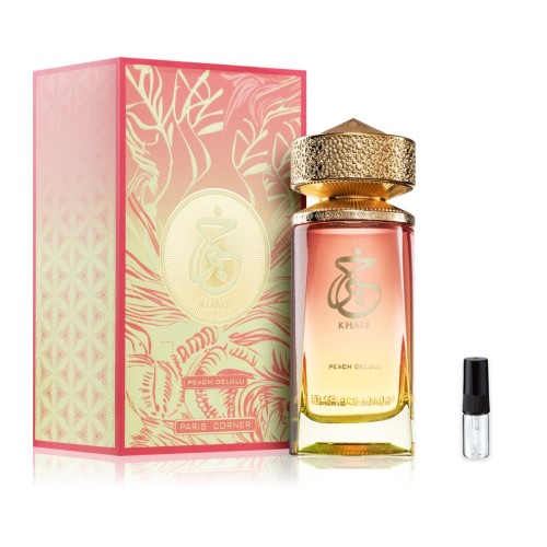 Paris Corner Khair Peach Delulu – odlewka perfum EDP unisex z atomizerem