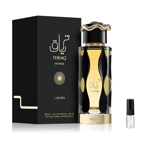 Lattafa Teriaq Intense – odlewka perfum EDP unisex z atomizerem