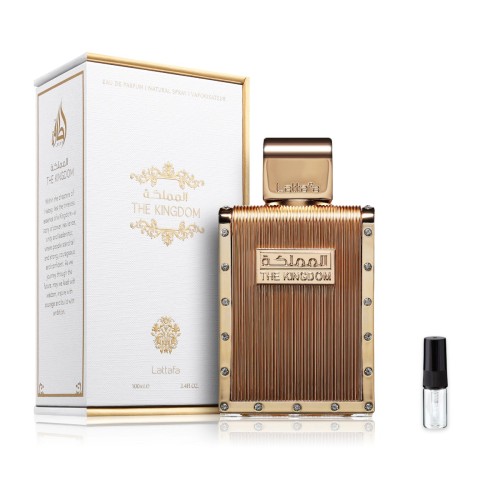 Lattafa The Kingdom for Men – odlewka perfum EDP męski z atomizerem
