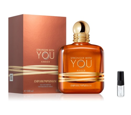 Armani Emporio Stronger With You Amber – odlewka perfum EDP męski z atomizerem
