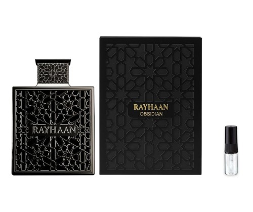Rayhaan Obsidian – odlewka perfum (EDP) unisex z atomizerem