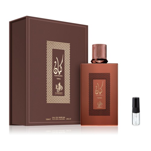 Al Wataniah Kayaan Terra – odlewka perfum (EDP) unisex z atomizerem